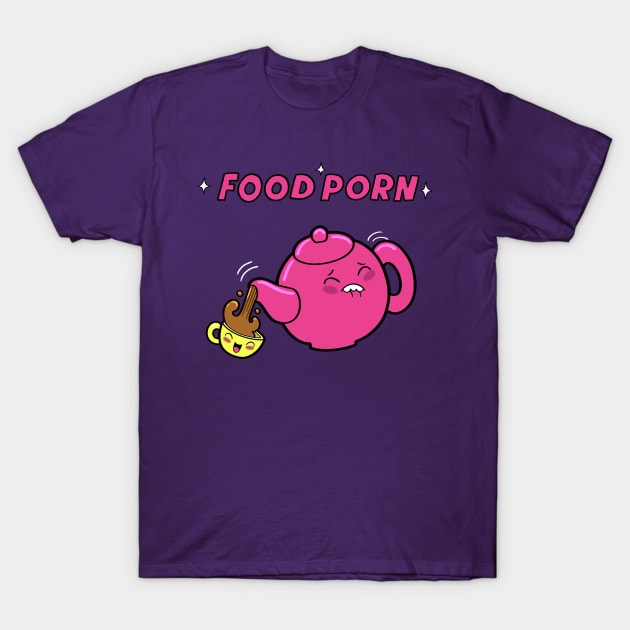 Food Porn - Tea Time T-Shirt by Queenmob